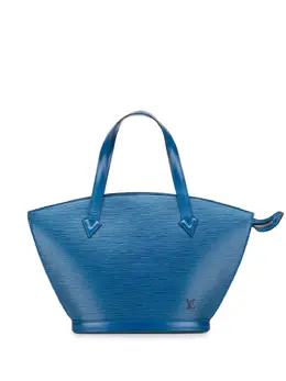 Louis Vuitton Pre-Owned: Голубая сумка 