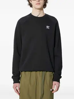 adidas: Чёрный свитшот 