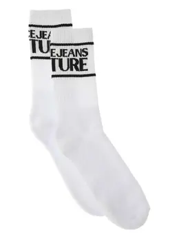 Versace Jeans Couture: Белые носки 