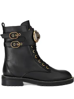 Kurt Geiger London: Чёрные ботинки 