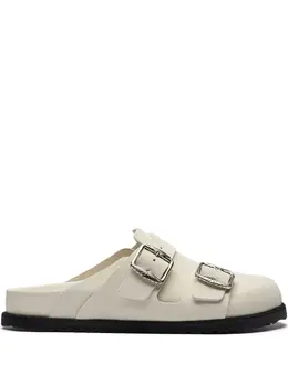 Birkenstock: Белые сандалии 