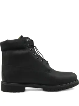 Timberland: Чёрные ботинки 