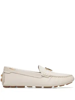 Bally: Белые лоферы 