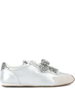 Kurt Geiger London: Белые кроссовки 