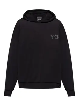 Y-3: Чёрная толстовка 