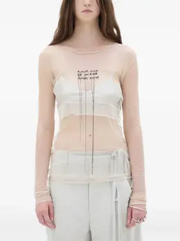 Ann Demeulemeester: Топ из фатина 