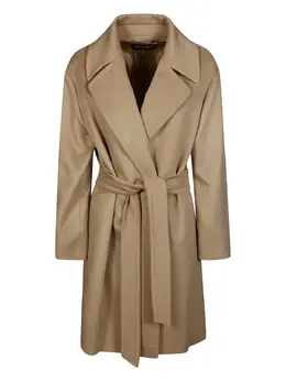 Max Mara: Пальто с воротником 