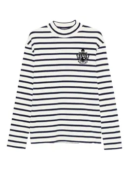 Balmain: Футболка в полоску 