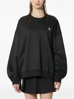 adidas: Чёрный свитшот 