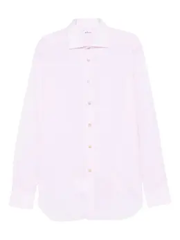 Kiton: Розовая рубашка 
