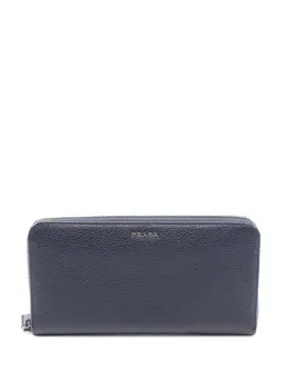 Prada Pre-Owned: Голубой кошелёк 