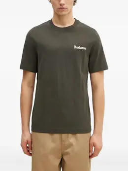 Barbour: Зелёная футболка 