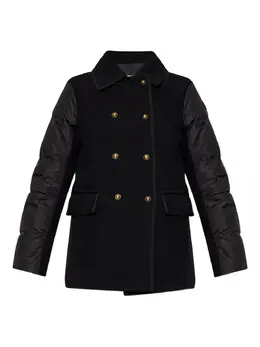 Moncler: Чёрное пальто 