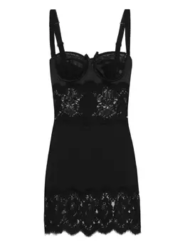 Dolce & Gabbana: Кружевное платье 
