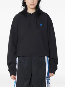 adidas: Чёрная толстовка  Trefoil