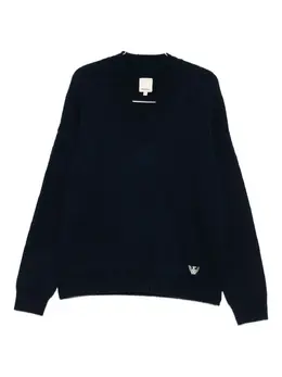 Emporio Armani: Свитер с v-образным вырезом 