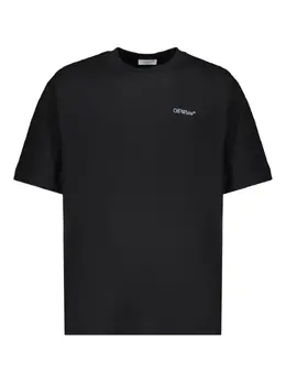 Off-White: Хлопковая футболка  Arrow