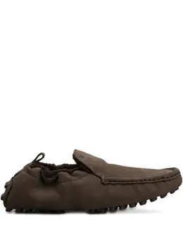 Tod's: Коричневые лоферы  Gommino