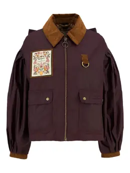 Barbour: Красная куртка 