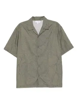 Lacoste: Зелёная рубашка 