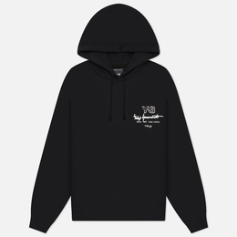 Y-3: Чёрная толстовка  Terry
