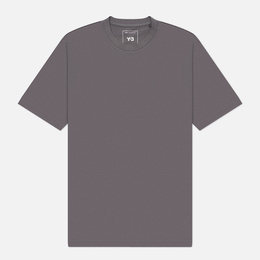 Y-3: Серая футболка 