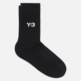 Y-3: Чёрные носки  Classic