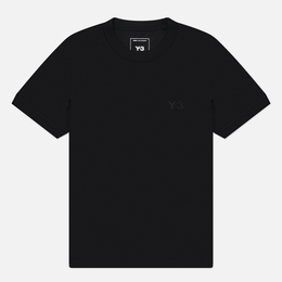 Y-3: Чёрная футболка 