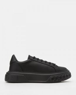 Casadei: Чёрные кроссовки 