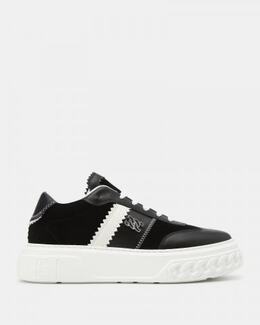 Casadei: Чёрные кроссовки 