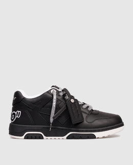 Off-White: Чёрные кроссовки  Out of Office