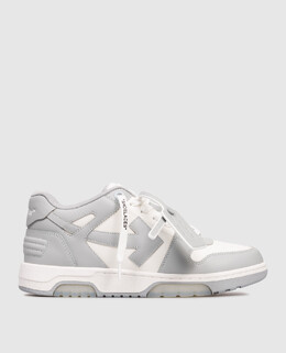 Off-White: Серые кроссовки  Out of Office