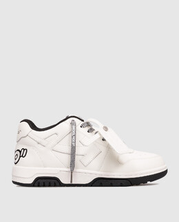 Off-White: Білі кросівки  Out of Office