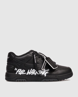 Off-White: Чёрные кроссовки  Out of Office