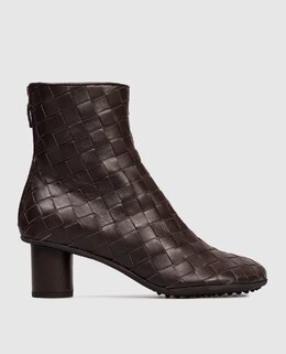 Bottega Veneta: Коричневі ботильйони 
