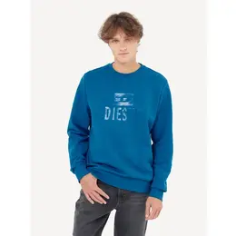 DIESEL: Синий свитшот 