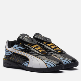 Puma: Чёрные кроссовки 