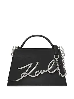 Karl Lagerfeld: Чёрная сумка через плечо  Signature