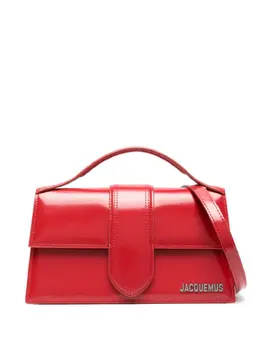 Jacquemus: Красная сумка-шоппер  Le Grand Bambino