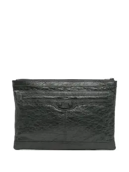 Balenciaga Pre-Owned: Зелёный клатч 