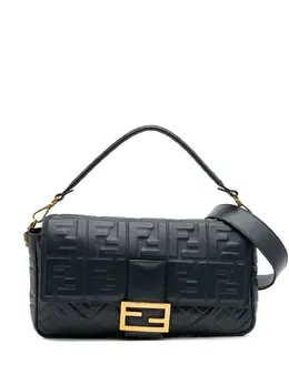 Fendi Pre-Owned: Голубая сумка 
