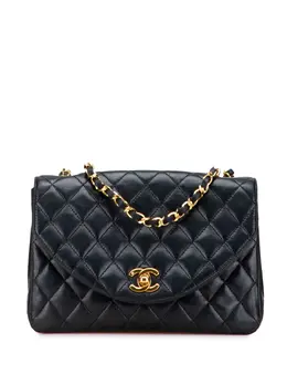 CHANEL Pre-Owned: Чёрная сумка через плечо 