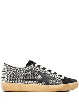 Golden Goose: Чёрные кроссовки  Super Star