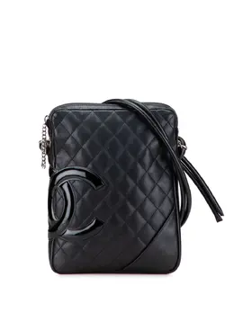 CHANEL Pre-Owned: Чёрная сумка через плечо 