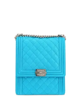 CHANEL Pre-Owned: Голубая сумка 