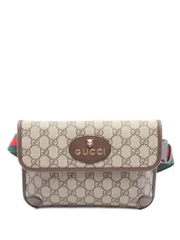 Gucci Pre-Owned: Бежевая поясная сумка 