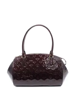 Louis Vuitton Pre-Owned: Тёмная сумка-шоппер 