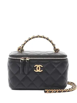 CHANEL Pre-Owned: Чёрная сумка 