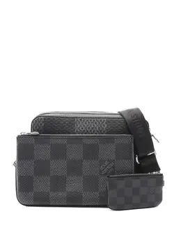 Louis Vuitton Pre-Owned: Чёрная сумка 