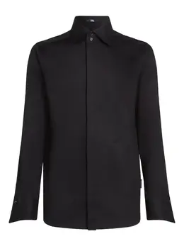 Karl Lagerfeld: Рубашка  Essential с воротником